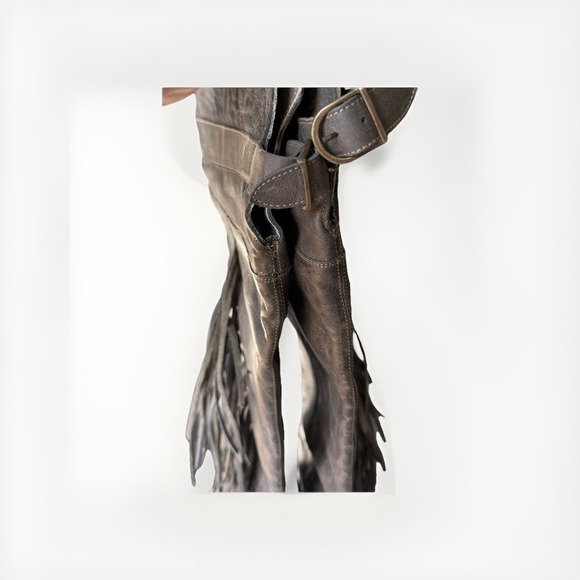 Authentic ASH Butch Over-The-Knee Fringe Leather BootsSize EU 36.5 (US 6)